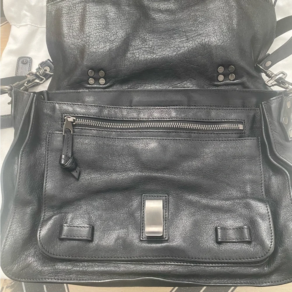 Authentic Proenza Schouler PS1 Fringe Medium Black - Picture 11 of 16